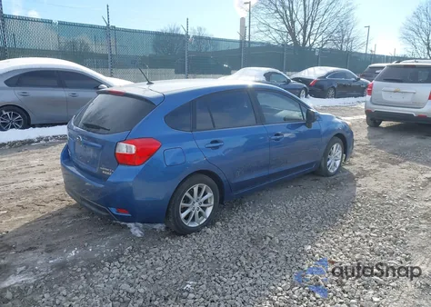 2014 Subaru Impreza 2.0I Premium from USA, damaged, VIN JF1GPAC64E8229893